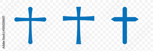 Christian vector with cross