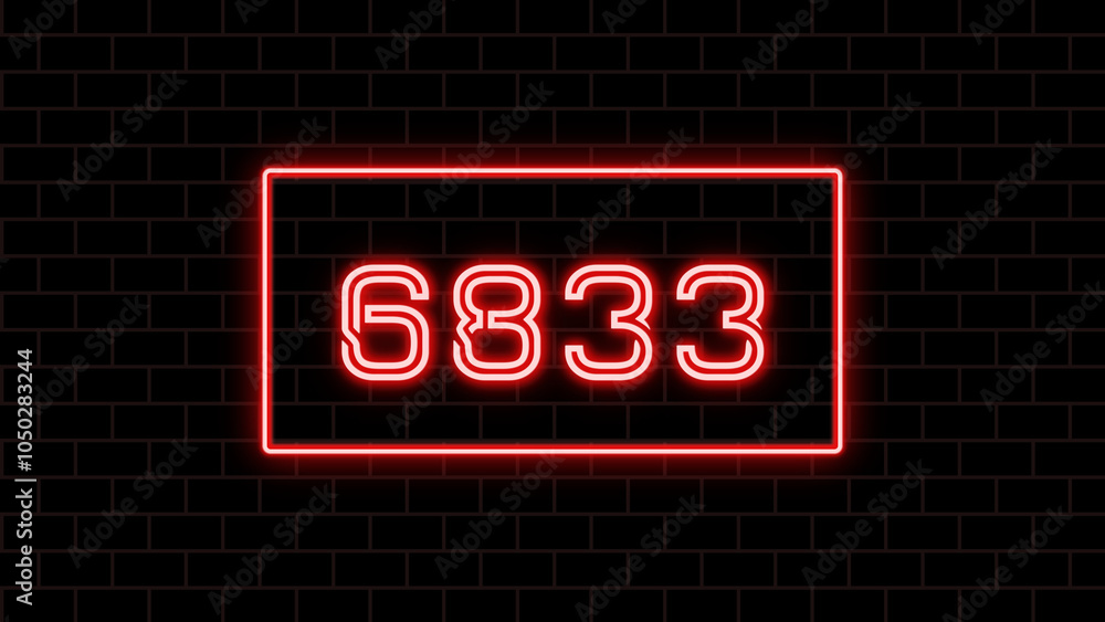 6833年のネオン文字 6833年のネオン文字