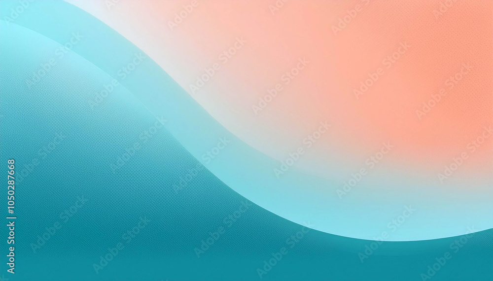 Serene Teal and Peach Waves: A calming abstract design with soft, flowing curves. Perfect for backgrounds or design inspiration. Serene Teal and Peach Waves: A calming abstract design with soft, flowing curves. Perfect for backgrounds or design inspiration.