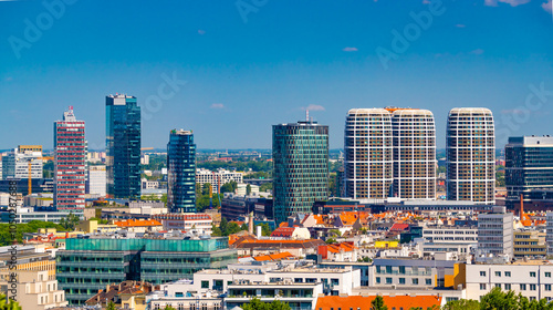 Obraz na płótnie Bratislava skyline with modern architecture, Slovakia w salonie