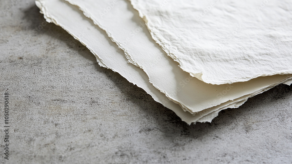 Handmade Paper with Deckle Edges – Rough handmade paper with irregular Handmade Paper with Deckle Edges – Rough handmade paper with irregular