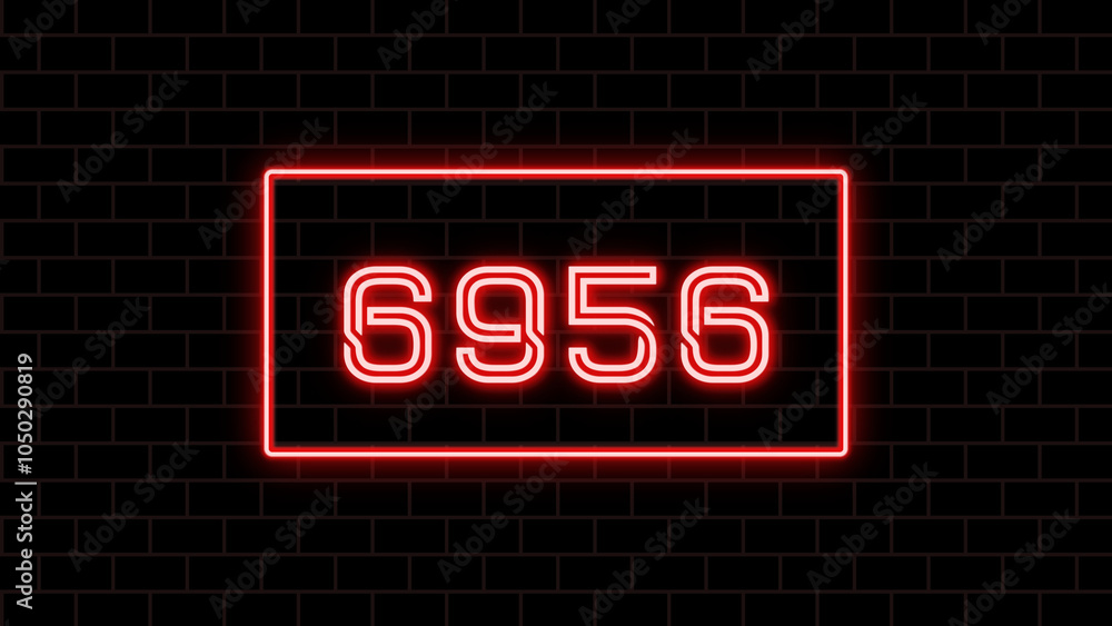 6956年のネオン文字 6956年のネオン文字