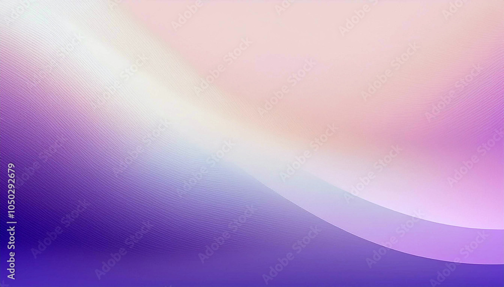Fototapeta premium Serene pastel waves gently blend, creating a calming, dreamy visual. Soft hues of pink and purple evoke tranquility and peace.