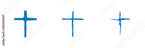 Christian vector with cross