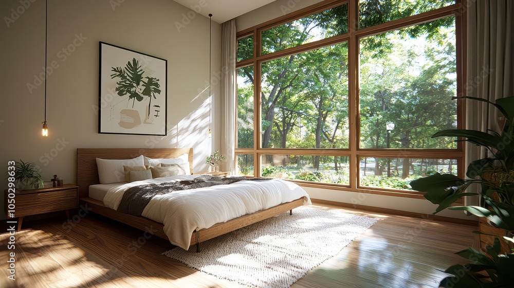 Sunlight Bathes Modern Bedroom Sunlight Bathes Modern Bedroom