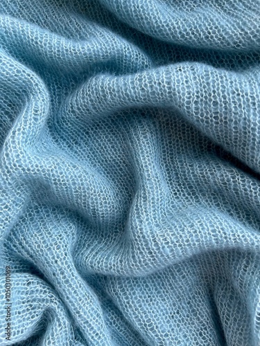 blue fabric texture