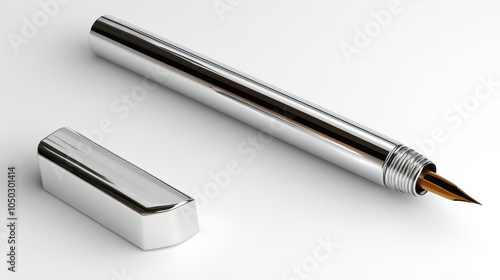 Wallpaper Mural Chrome Fountain Pen Extends Torontodigital.ca