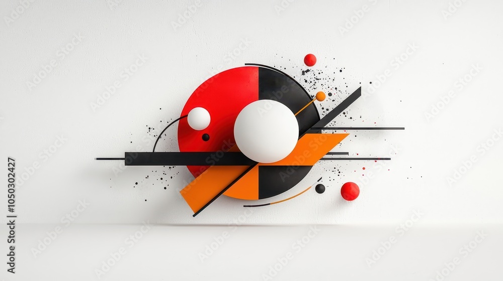 Abstract Geometric Sphere Art Abstract Geometric Sphere Art