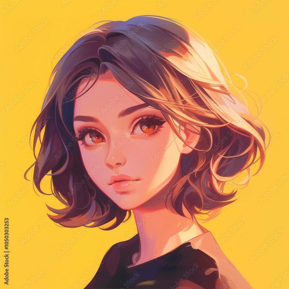 Attractive girl avatar Attractive girl avatar