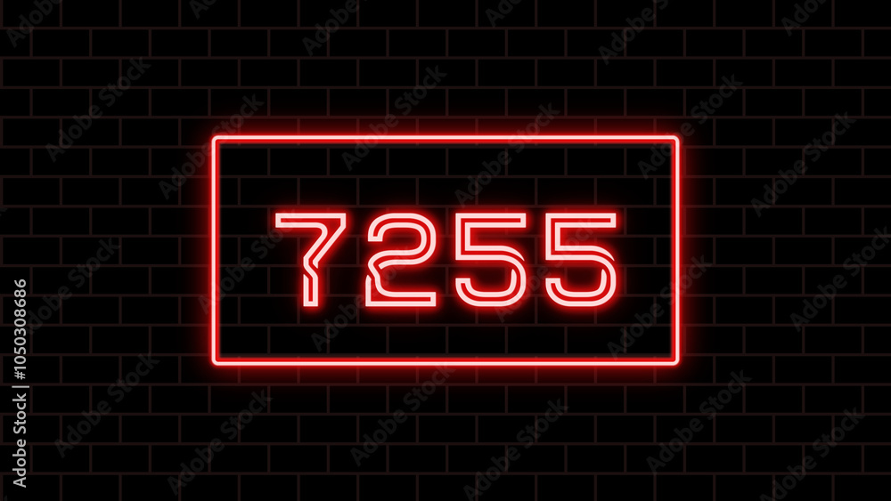7255年のネオン文字 7255年のネオン文字