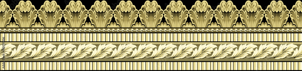 seamless beautiful wallpaper cards border design floral leaf vintage ornament Victorian geometric ethnic print paisley
