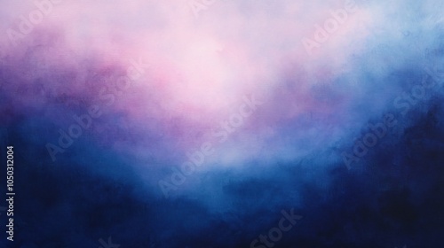 Abstract Watercolor Background with Pink and Blue Gradient