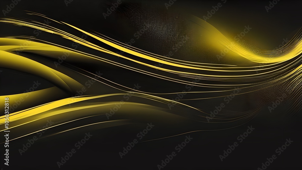Futuristic Gradient Background Design in Black and Yellow Color Futuristic Gradient Background Design in Black and Yellow Color