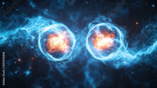 Two quantum particles moving in perfect synchronization