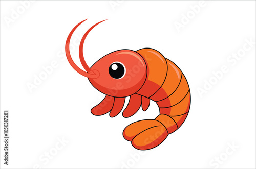 shrimp vector,  icon vector illustration,  shrimp silhouette of a shrimp isolated on a white background, eps, png, svg,  vector,
