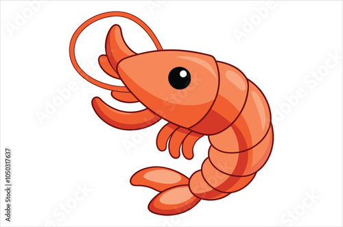 shrimp vector,  icon vector illustration,  shrimp silhouette of a shrimp isolated on a white background, eps, png, svg,  vector,
