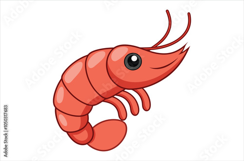 shrimp vector,  icon vector illustration,  shrimp silhouette of a shrimp isolated on a white background, eps, png, svg,  vector,