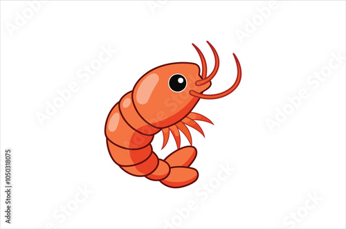 shrimp vector,  icon vector illustration,  shrimp silhouette of a shrimp isolated on a white background, eps, png, svg,  vector,