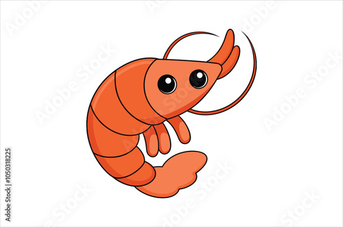 shrimp vector,  icon vector illustration,  shrimp silhouette of a shrimp isolated on a white background, eps, png, svg,  vector,