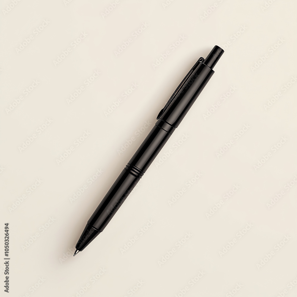 Black Marker Pen Isolated on White Background Black Marker Pen Isolated on White Background