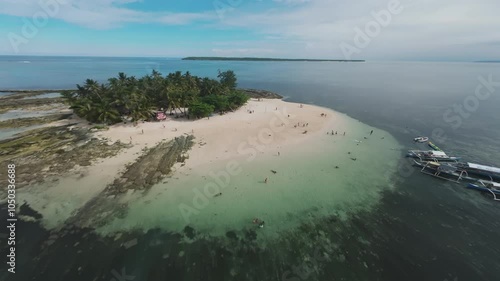 FPV aerial video on guyam island siargao Philippines photo