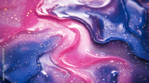 A beautiful and the colourful liquid painting on the different colourful background , swirls of marble or the ripples of agate,  Liquid marble texture