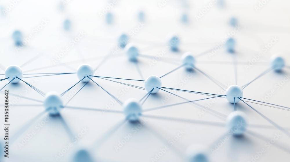 background featuring interconnected nodes and lines in blue and white background featuring interconnected nodes and lines in blue and white