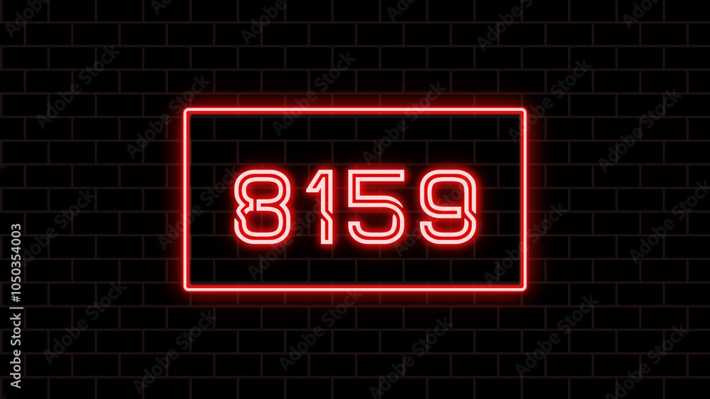 8159年のネオン文字 8159年のネオン文字