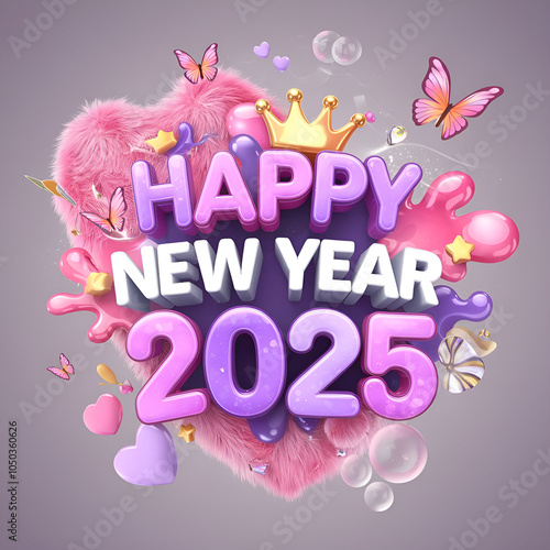 Happy new year 2025 | Premium AI-generated image