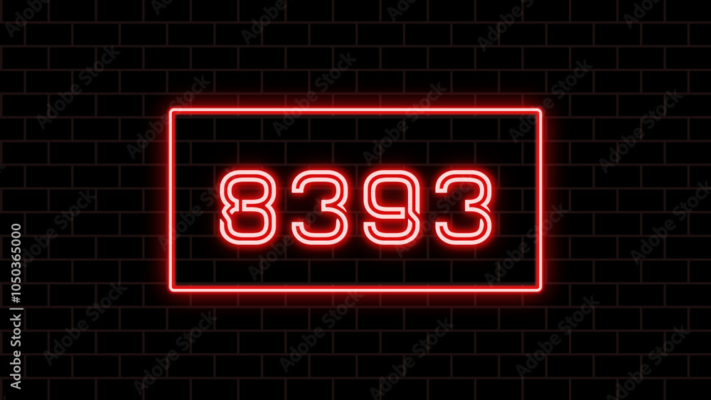 8393年のネオン文字 8393年のネオン文字