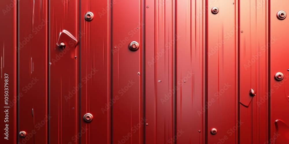Textured red metal with visible dents and wear, giving a rough, industrial aesthetic for grunge backgrounds. Textured red metal with visible dents and wear, giving a rough, industrial aesthetic for grunge backgrounds.