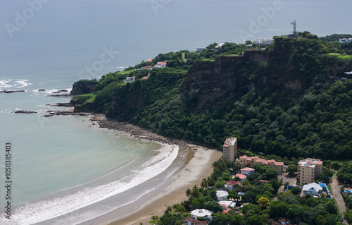 Tropical beach in San Juan Del Sur