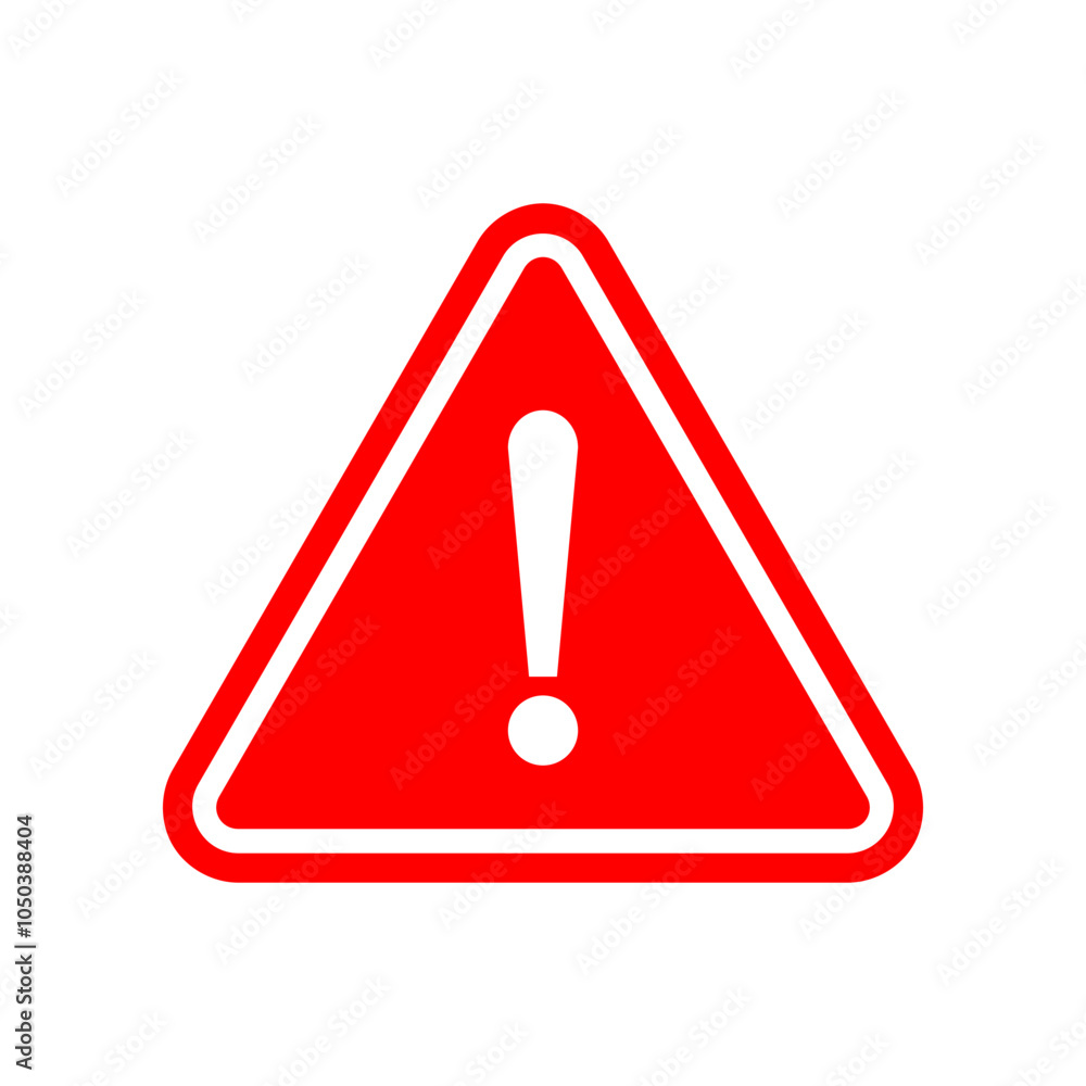 warning sign vector icon, triangular exclamation mark symbol warning sign vector icon, triangular exclamation mark symbol
