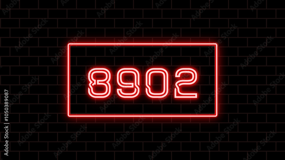 8902年のネオン文字 8902年のネオン文字