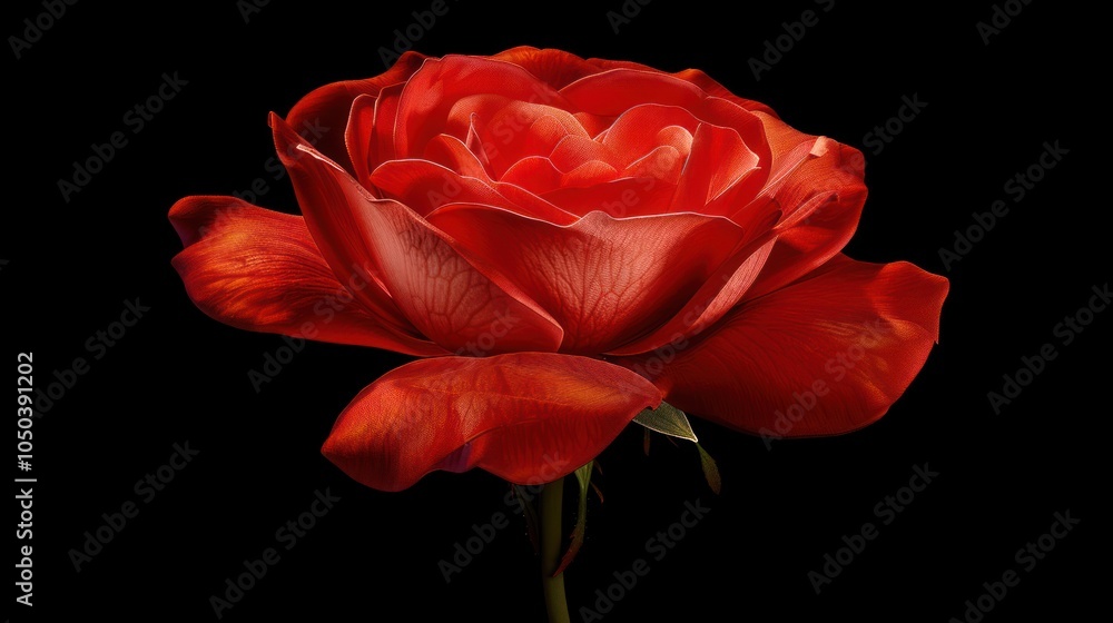 Fototapeta premium Crimson Beauty: Darcey Bussell English Shrub Rose by David Austin
