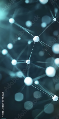 Abstract Network Connection - Science Background