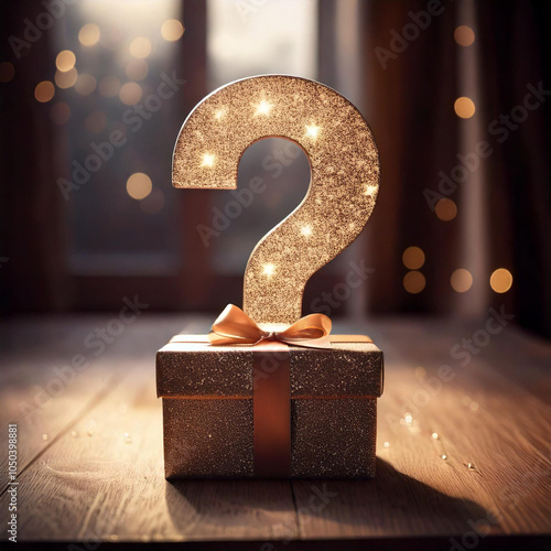 プレゼントボックスの中身はなんだろう?クエスチョンマーク