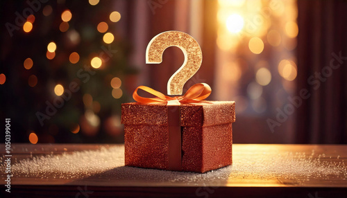 プレゼントボックスの中身はなんだろう?クエスチョンマーク