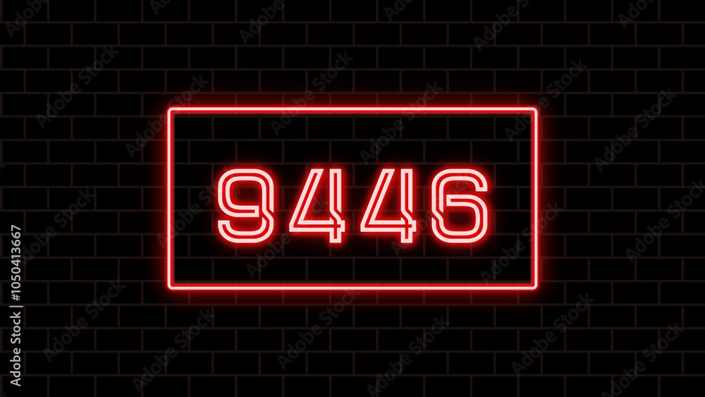9446年のネオン文字 9446年のネオン文字