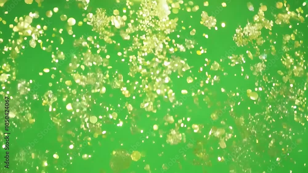 features shimmering Christmas glitter particles cascading right side green screen offering festive animation backdrop perfect holiday celebrations New Year 2023 award blink bright celebrate features shimmering Christmas glitter particles cascading right side green screen offering festive animation backdrop perfect holiday celebrations New Year 2023 award blink bright celebrate