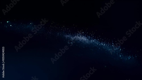 Dust Particle Burst with Subtle Glow and Smooth Dispersal