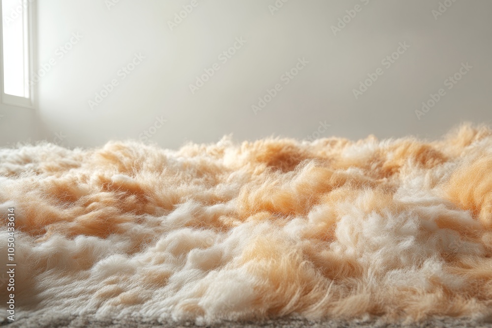 A close-up of a soft, fluffy cat hair rug, with its warm, inviting texture and unique color variations. It evokes a sense of comfort, warmth, and playful energy. A close-up of a soft, fluffy cat hair rug, with its warm, inviting texture and unique color variations. It evokes a sense of comfort, warmth, and playful energy.