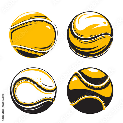 Hurling ball isolated on white background. Sport equipment
