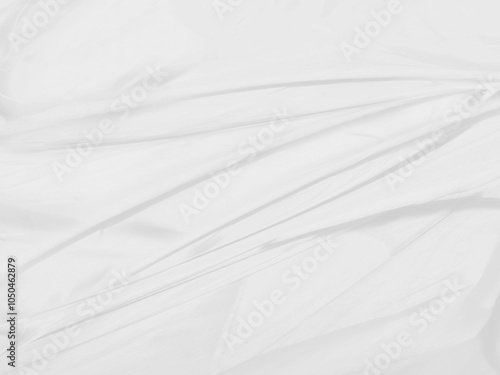 beauty white smooth abstract clean and soft fabric textured. fashion textile free style shape decorate background