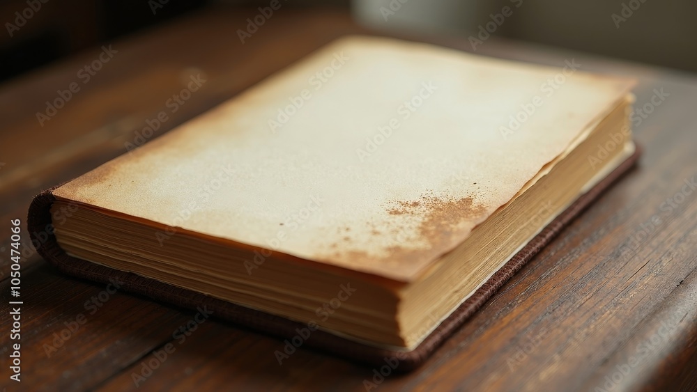 Fototapeta premium Distressed Handmade Journal for Creative Expression