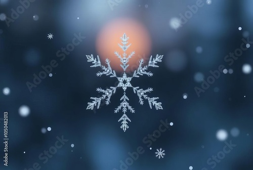 Snowflakes ∞ The pattern of snowflakes can resemble the infini photo