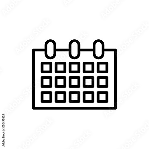 Calendar check icon Flat fill set collection