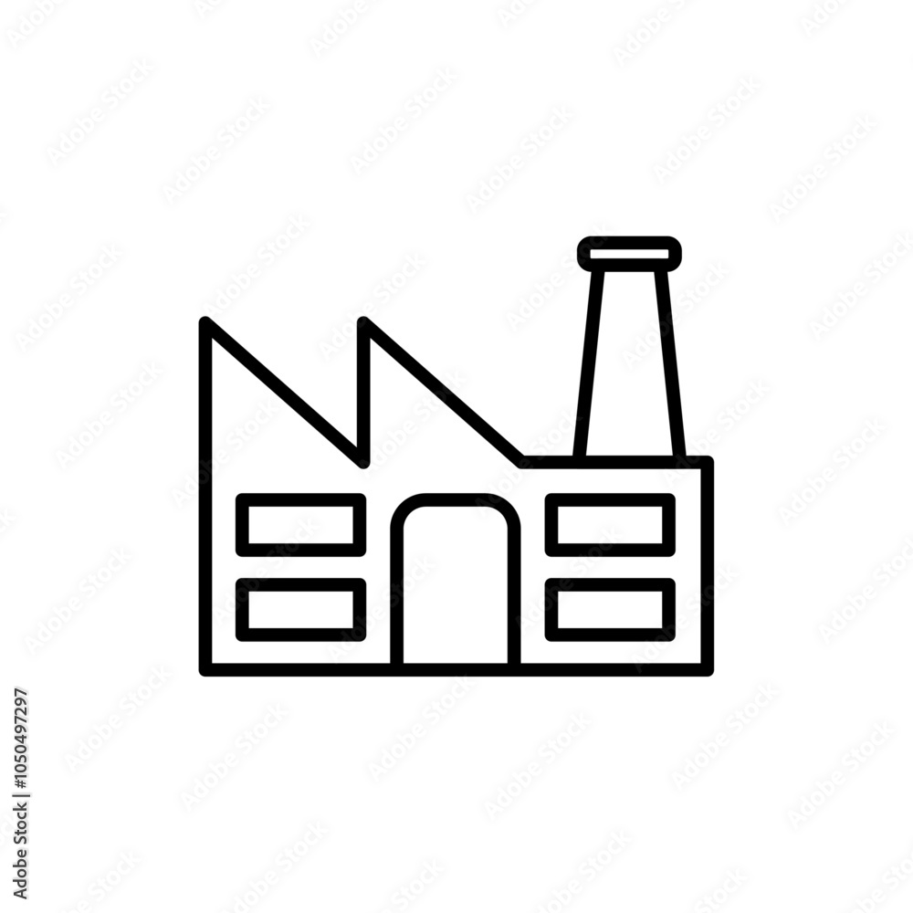 Factory icon Flat fill set collection Factory icon Flat fill set collection