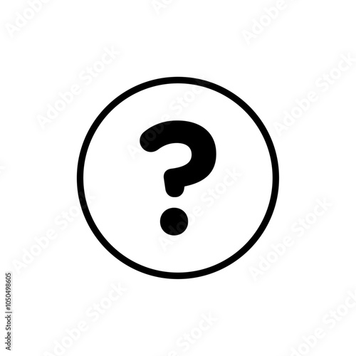Interrogation icon Flat fill set collection