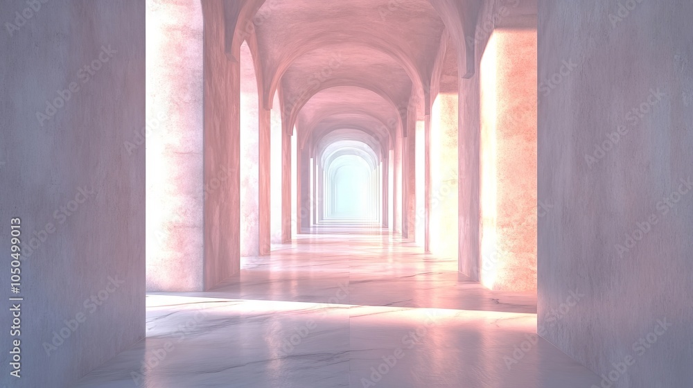 Obraz premium corridor with arches